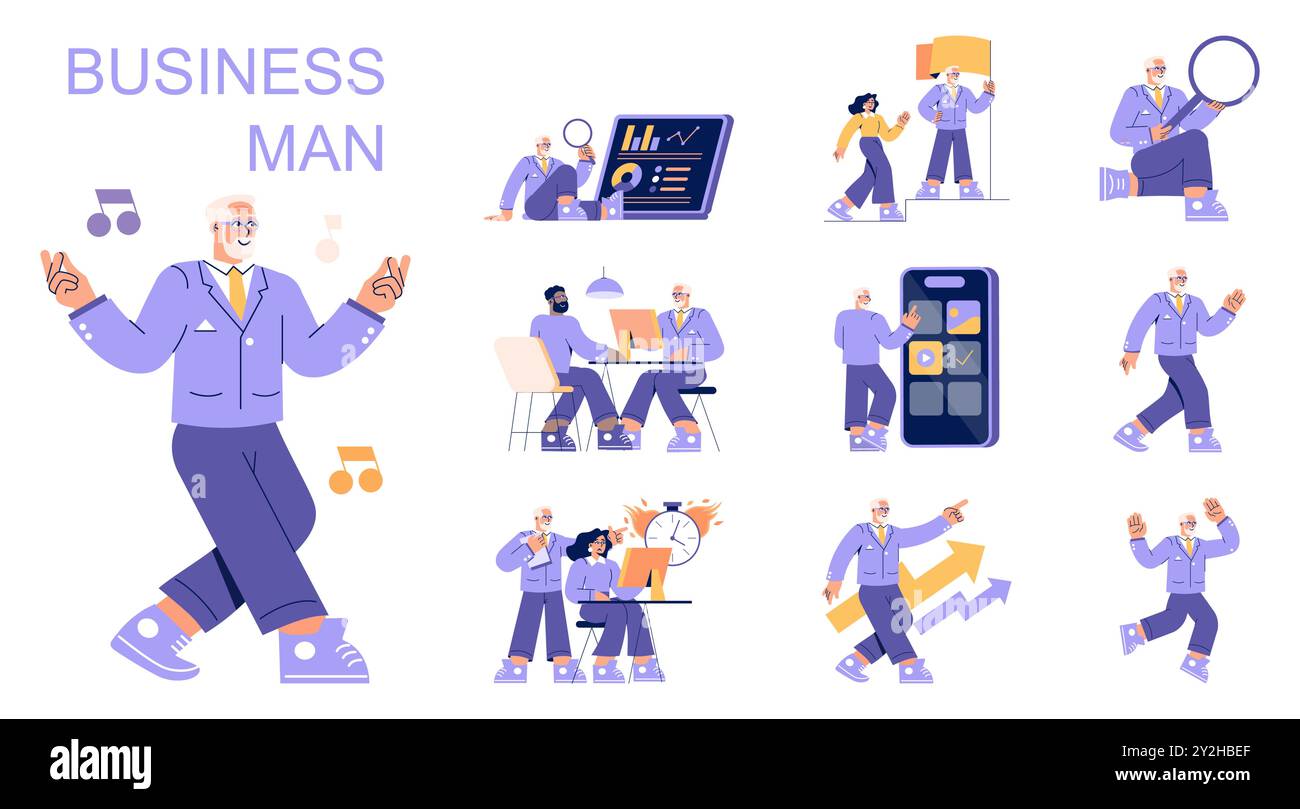 Office daily activities Stock Vector Images - Alamy