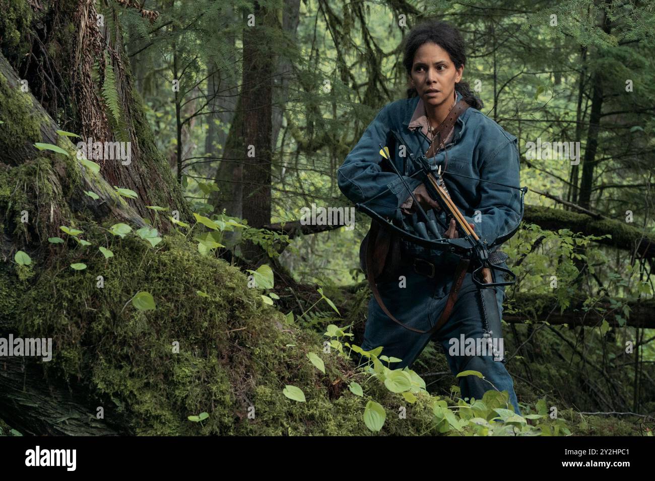 RELEASE DATE: September 27, 2024. TITLE: Never Let Go STUDIO: Lionsgate. DIRECTOR: Alexandre Aja. PLOT: A family that has been haunted by an evil spirit for years. Their safety and their surroundings come into question when one of the children questions if the evil is real. STARRING: HALLE BERRY as Momma. (Credit Image: © Lionsgate/Entertainment Pictures/ZUMAPRESS.com) EDITORIAL USAGE ONLY! Not for Commercial USAGE! Stock Photo