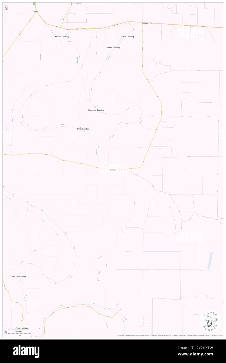 Griffin, Franklin Parish, US, United States, Louisiana, N 32 2' 15'', S 91 34' 1'', map, Cartascapes Map published in 2024. Explore Cartascapes, a map revealing Earth's diverse landscapes, cultures, and ecosystems. Journey through time and space, discovering the interconnectedness of our planet's past, present, and future. Stock Photo