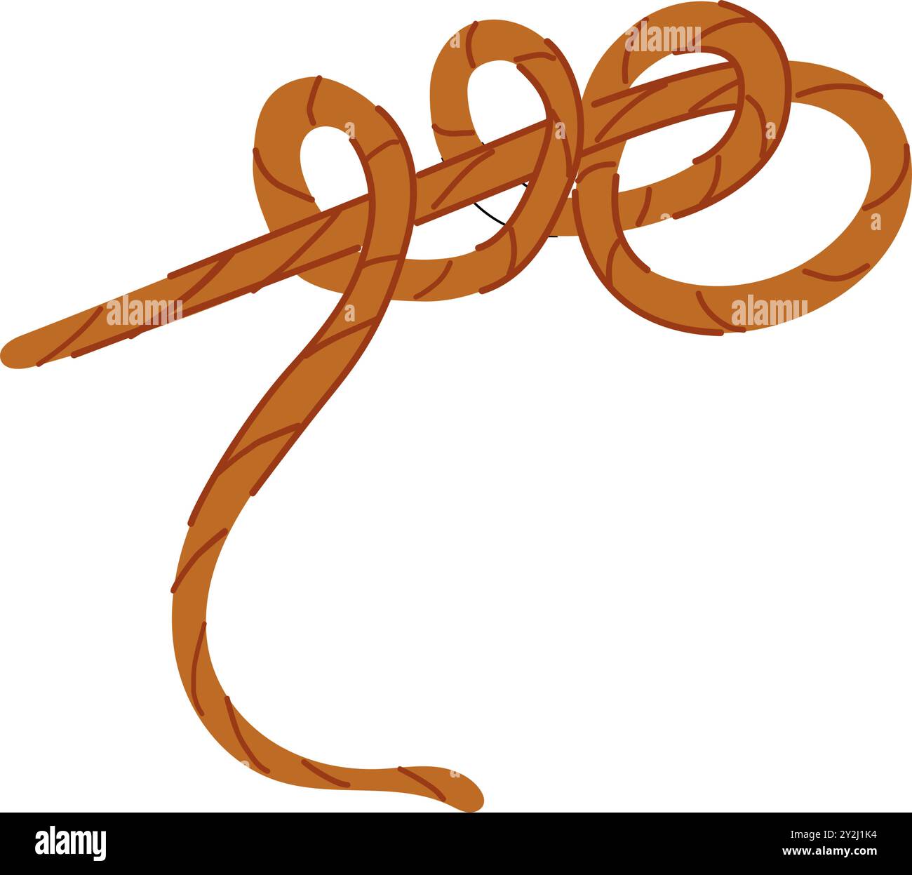 bend rope knot cartoon vector illustration Stock Vector Image & Art - Alamy