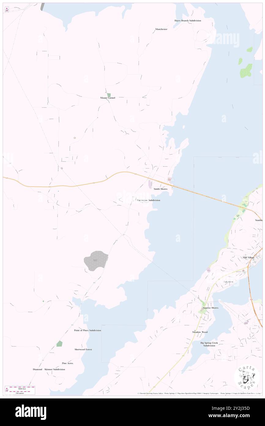 Warrenton, Marshall County, US, United States, Alabama, N 34 21' 24'', S 86 21' 33'', map, Cartascapes Map published in 2024. Explore Cartascapes, a map revealing Earth's diverse landscapes, cultures, and ecosystems. Journey through time and space, discovering the interconnectedness of our planet's past, present, and future. Stock Photo