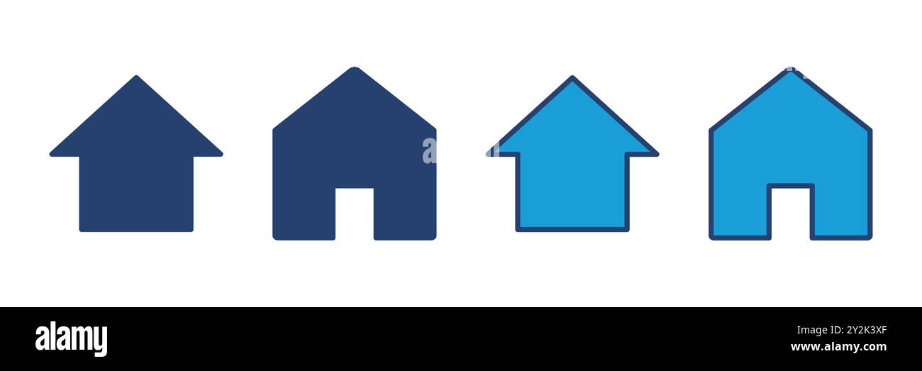 House icon vector. Home icon vector Stock Vector Image & Art - Alamy