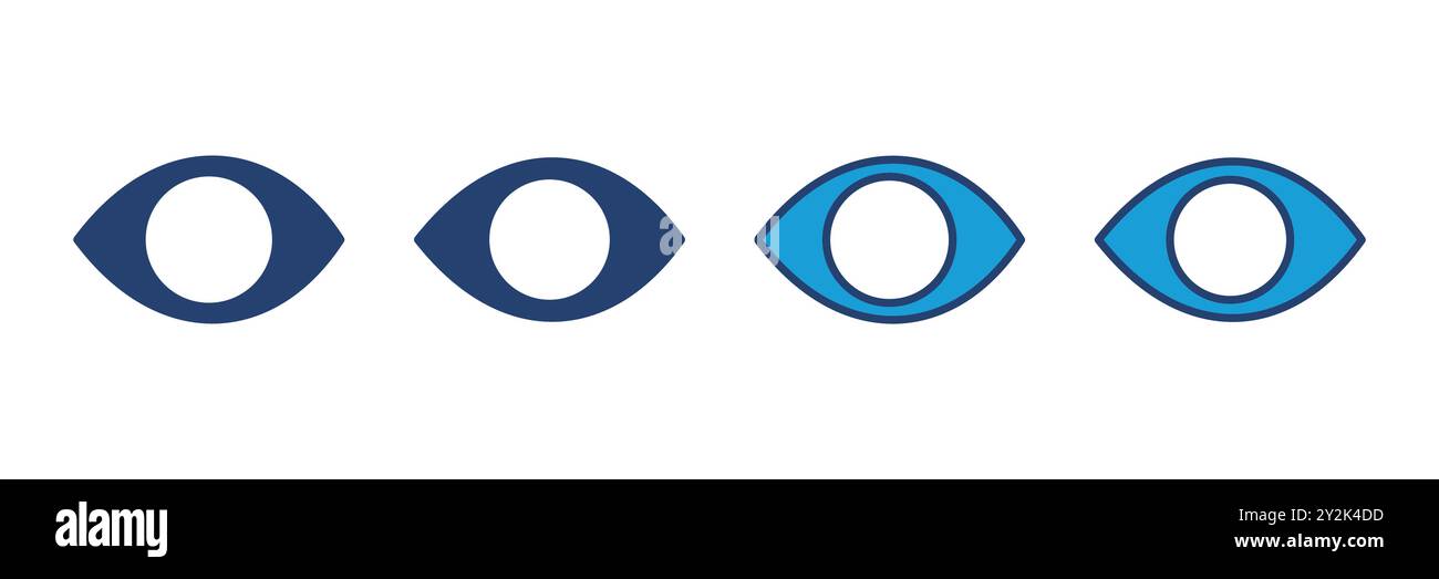 Eye icon vector. Eye vector icon. Look and Vision icon. Stock Vector
