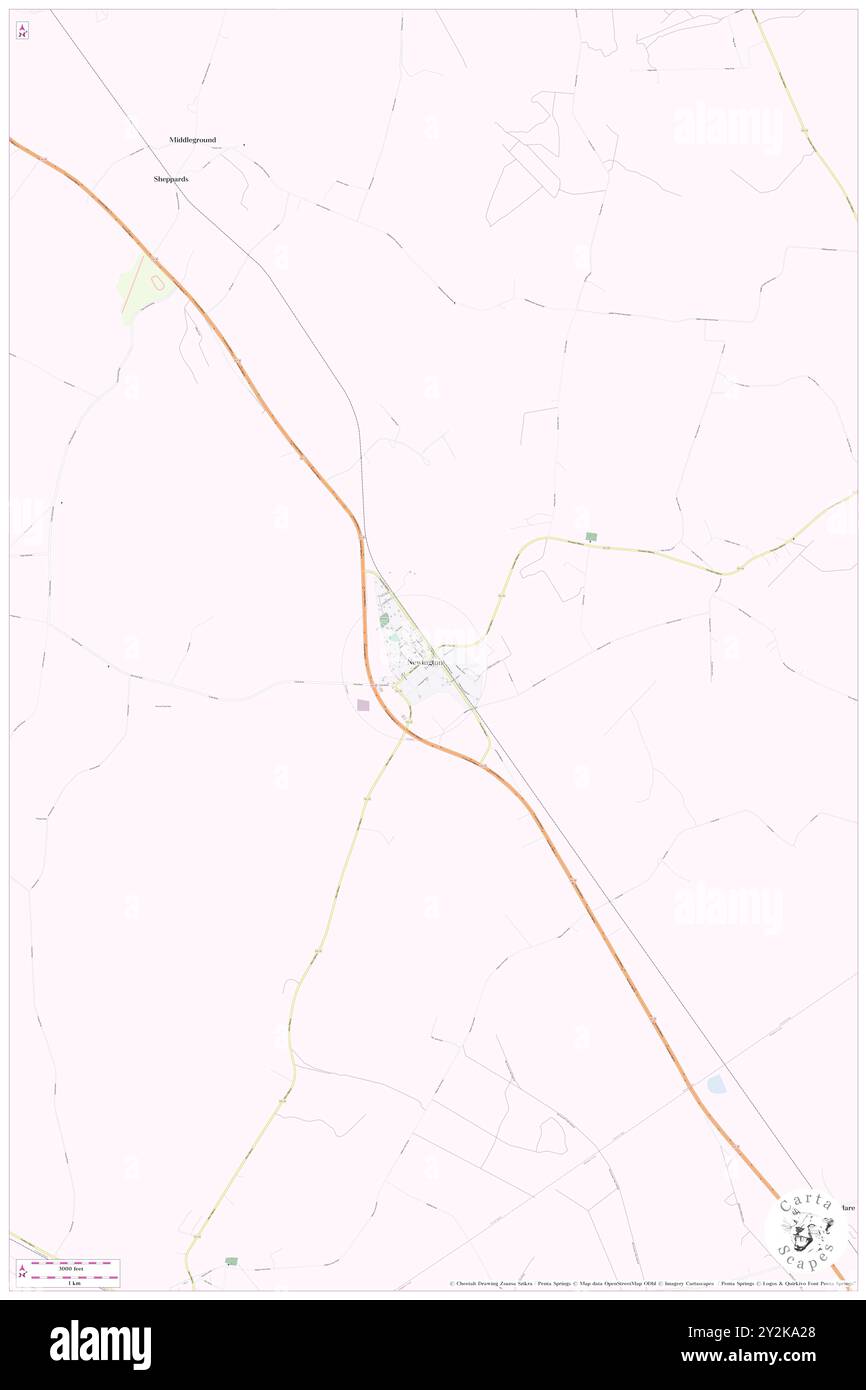 Newington, Screven County, US, United States, Georgia, N 32 35' 24'', S 81 30' 14'', map, Cartascapes Map published in 2024. Explore Cartascapes, a map revealing Earth's diverse landscapes, cultures, and ecosystems. Journey through time and space, discovering the interconnectedness of our planet's past, present, and future. Stock Photo