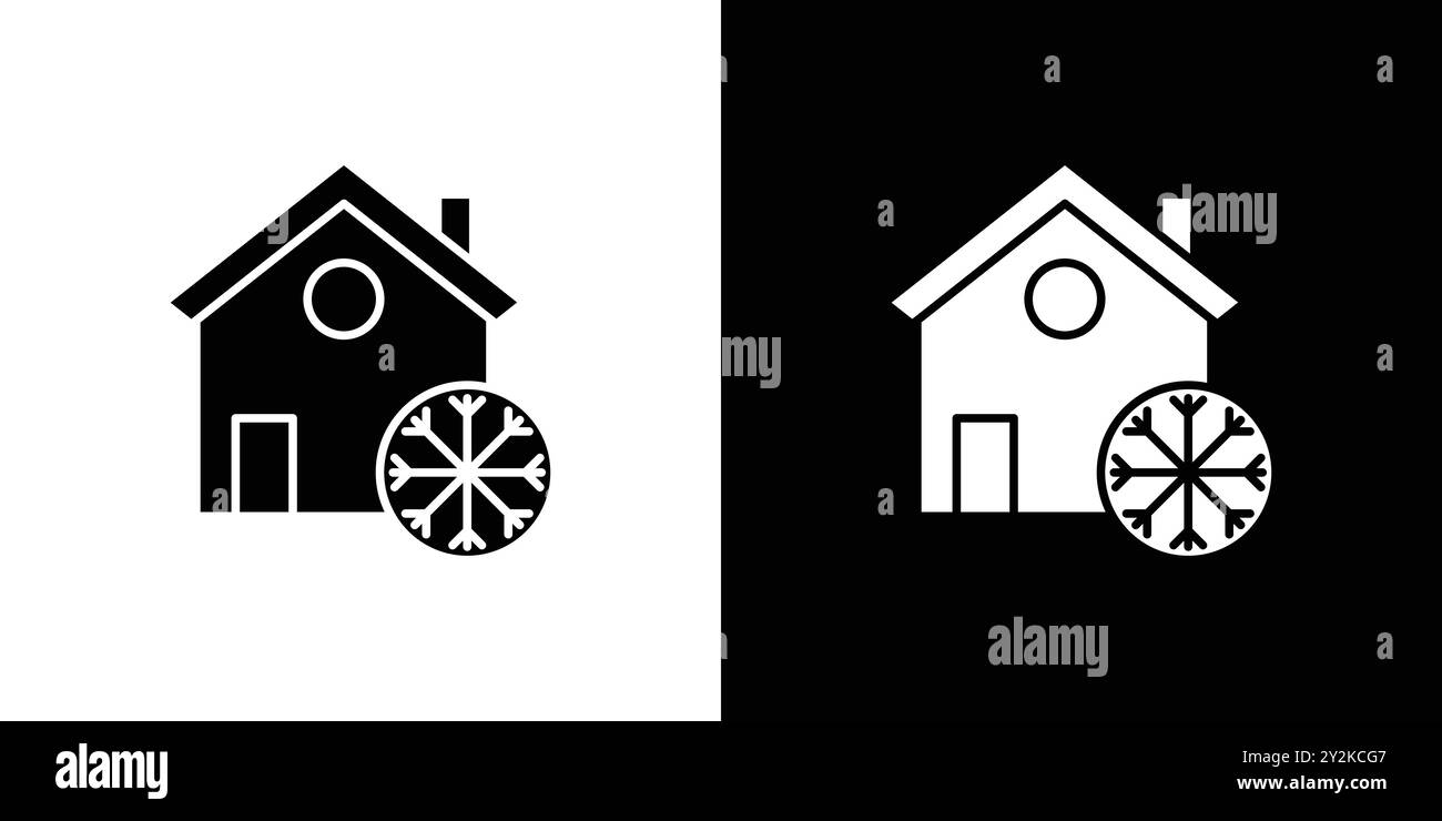 Cool home icon linear logo mark set collection in black and white for ...