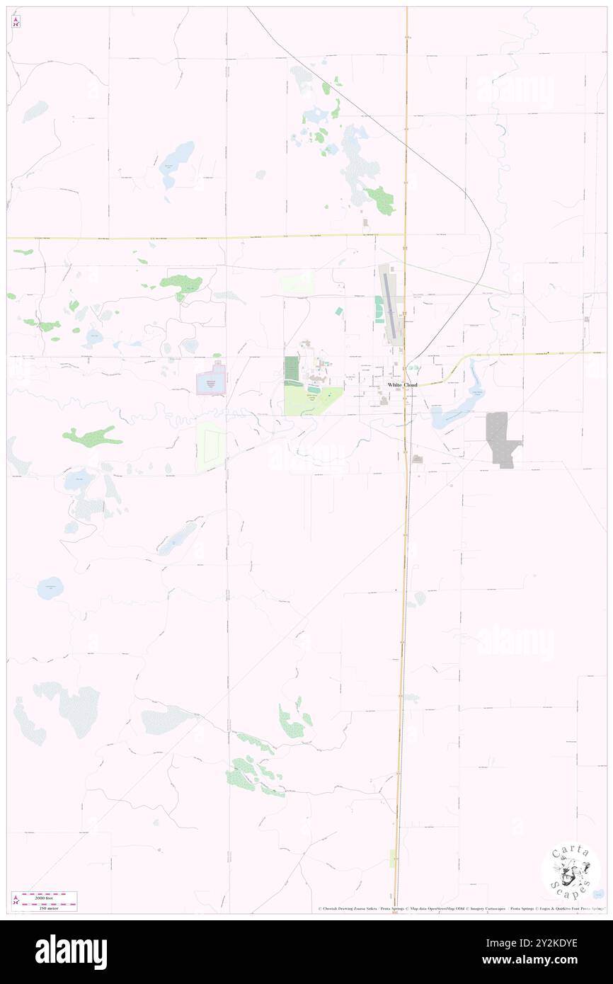 Alleyton (historical), Newaygo County, US, United States, Michigan, N 43 32' 27'', S 85 47' 17'', map, Cartascapes Map published in 2024. Explore Cartascapes, a map revealing Earth's diverse landscapes, cultures, and ecosystems. Journey through time and space, discovering the interconnectedness of our planet's past, present, and future. Stock Photo