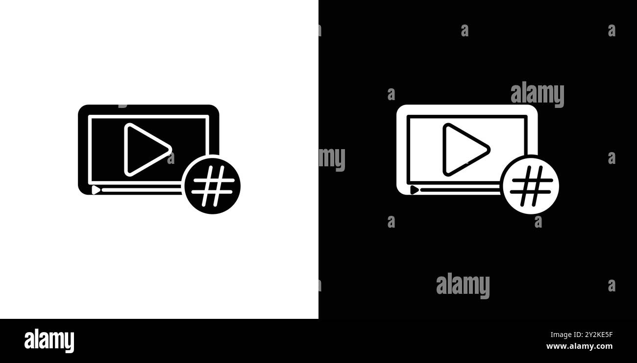 Set signs hash mark hi-res stock photography and images - Alamy