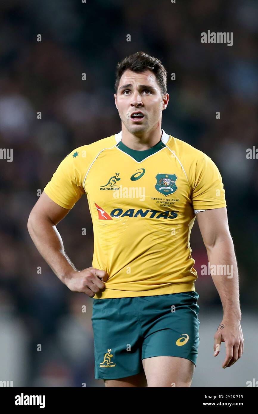 Nick Phipps of Australia during the Bledisloe Cup Rugby match between New Zealand and Australia at Eden Park in Auckland, New Zealand Stock Photo