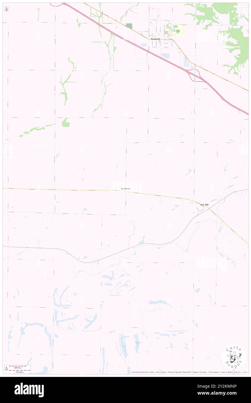 Southport, Peoria County, US, United States, Illinois, N 40 47' 33'', S 89 53' 55'', map, Cartascapes Map published in 2024. Explore Cartascapes, a map revealing Earth's diverse landscapes, cultures, and ecosystems. Journey through time and space, discovering the interconnectedness of our planet's past, present, and future. Stock Photo