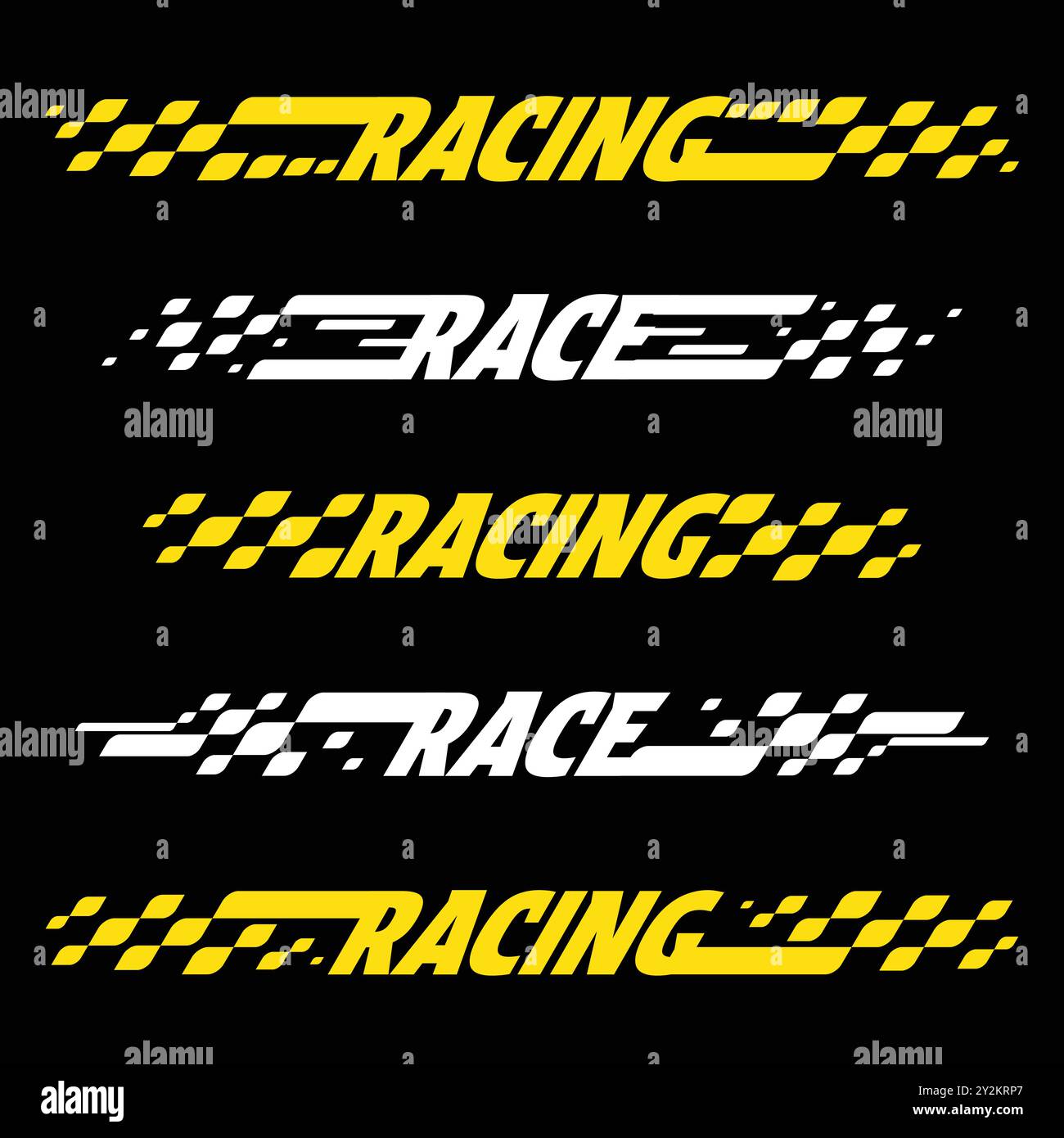 Abstract colourful race lines Stock Vector