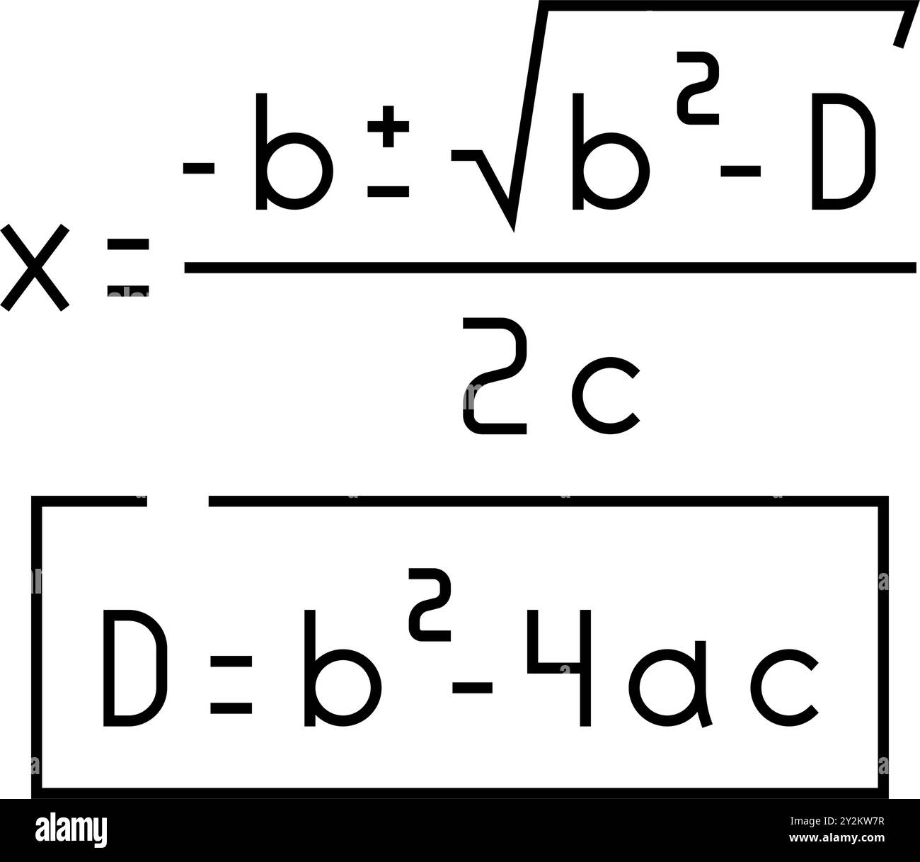 formula math science education line icon vector illustration Stock ...