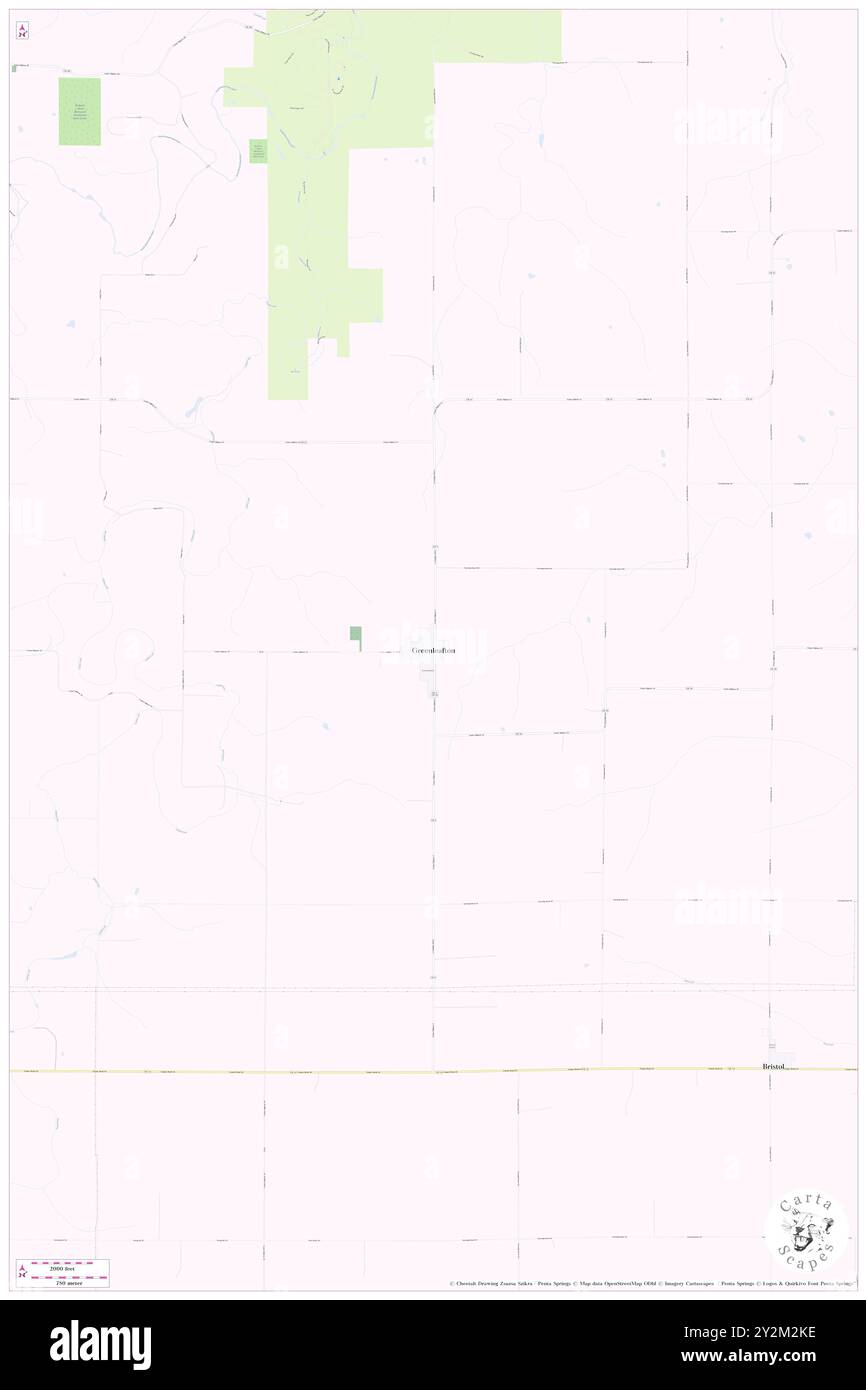 Greenleafton, Fillmore County, US, United States, Minnesota, N 43 34' 48'', S 92 12' 33'', map, Cartascapes Map published in 2024. Explore Cartascapes, a map revealing Earth's diverse landscapes, cultures, and ecosystems. Journey through time and space, discovering the interconnectedness of our planet's past, present, and future. Stock Photo