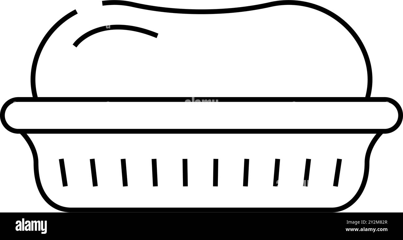 soap bar hygiene line icon vector illustration Stock Vector Image & Art ...