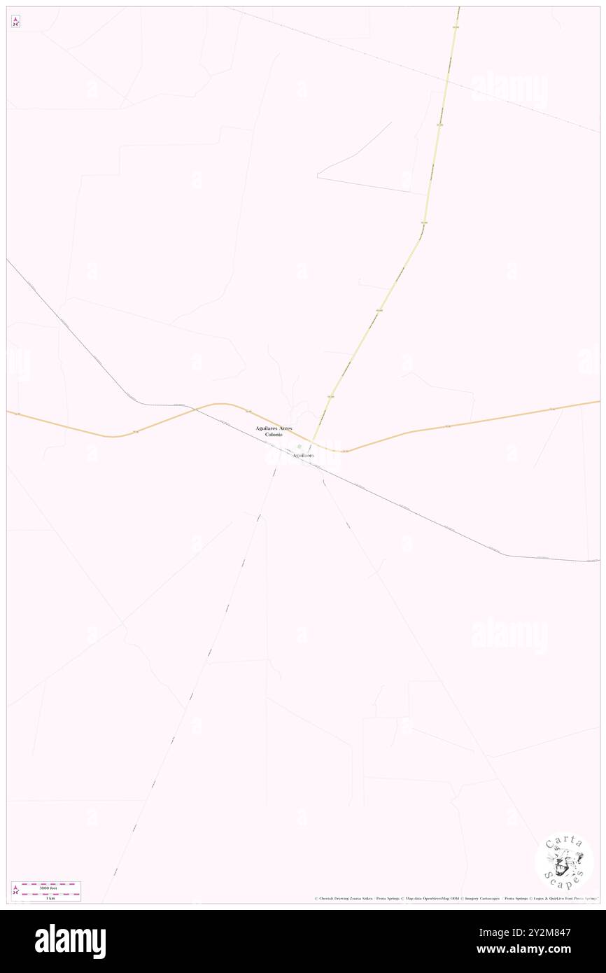 Aguilares, Webb County, US, United States, Texas, N 27 26' 55'', S 99 5' 14'', map, Cartascapes Map published in 2024. Explore Cartascapes, a map revealing Earth's diverse landscapes, cultures, and ecosystems. Journey through time and space, discovering the interconnectedness of our planet's past, present, and future. Stock Photo