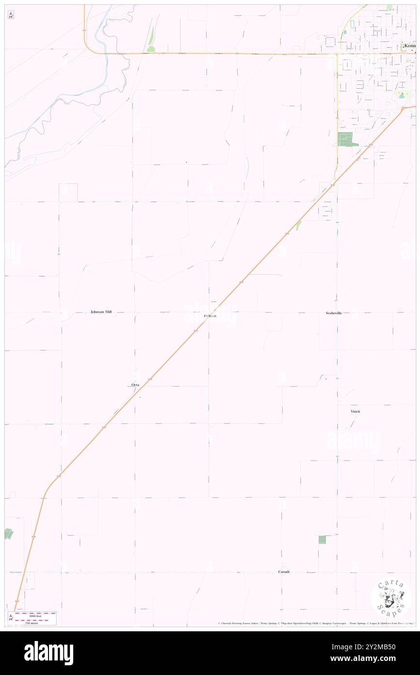 Dillman, Dunklin County, US, United States, Missouri, N 36 11' 5'', S 90 6' 17'', map, Cartascapes Map published in 2024. Explore Cartascapes, a map revealing Earth's diverse landscapes, cultures, and ecosystems. Journey through time and space, discovering the interconnectedness of our planet's past, present, and future. Stock Photo