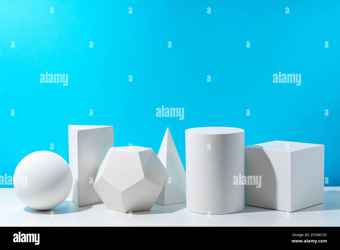 Various geometric shapes in blue hi-res stock photography and images ...