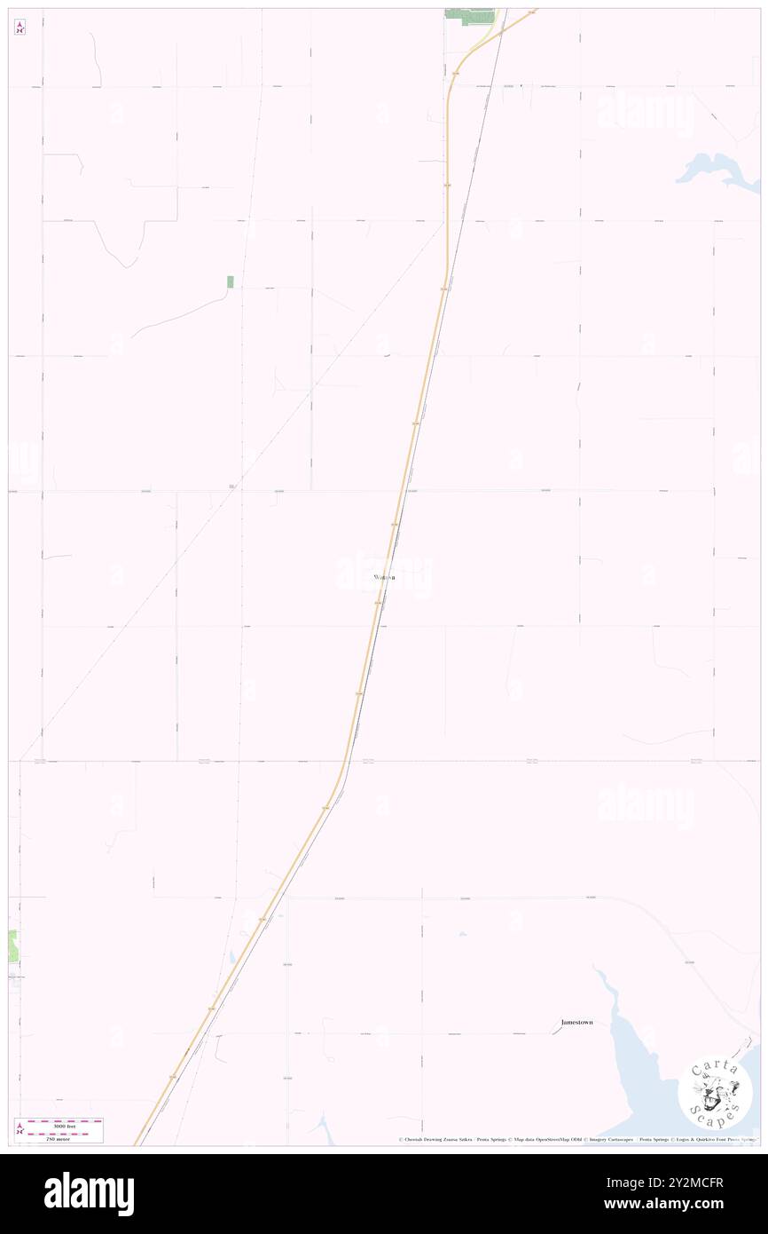 Watova, Nowata County, US, United States, Oklahoma, N 36 37' 2'', S 95 39' 20'', map, Cartascapes Map published in 2024. Explore Cartascapes, a map revealing Earth's diverse landscapes, cultures, and ecosystems. Journey through time and space, discovering the interconnectedness of our planet's past, present, and future. Stock Photo