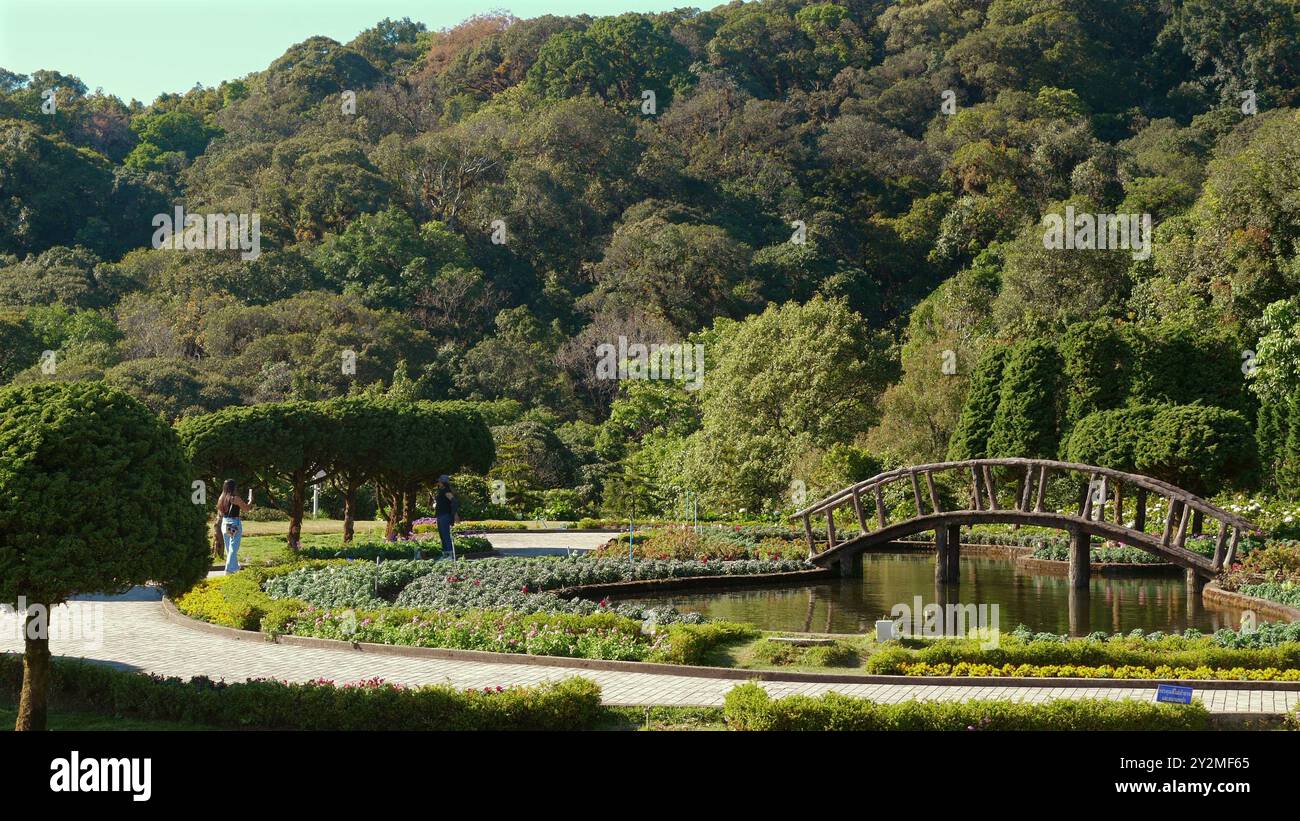 Serene beautiful park landscape hi-res stock photography and images - Alamy