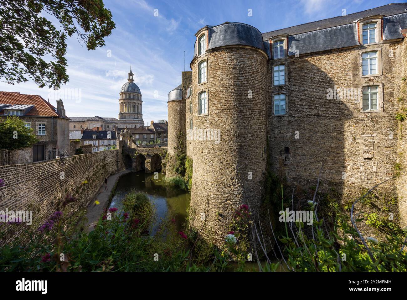 Les Remparts de Boulogne sur mer, France, Pas de Calais Stock Photo - Alamy