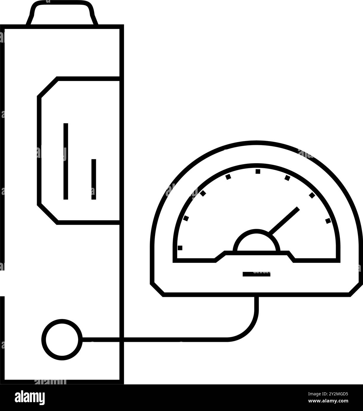 energy density line icon vector illustration Stock Vector Image & Art ...