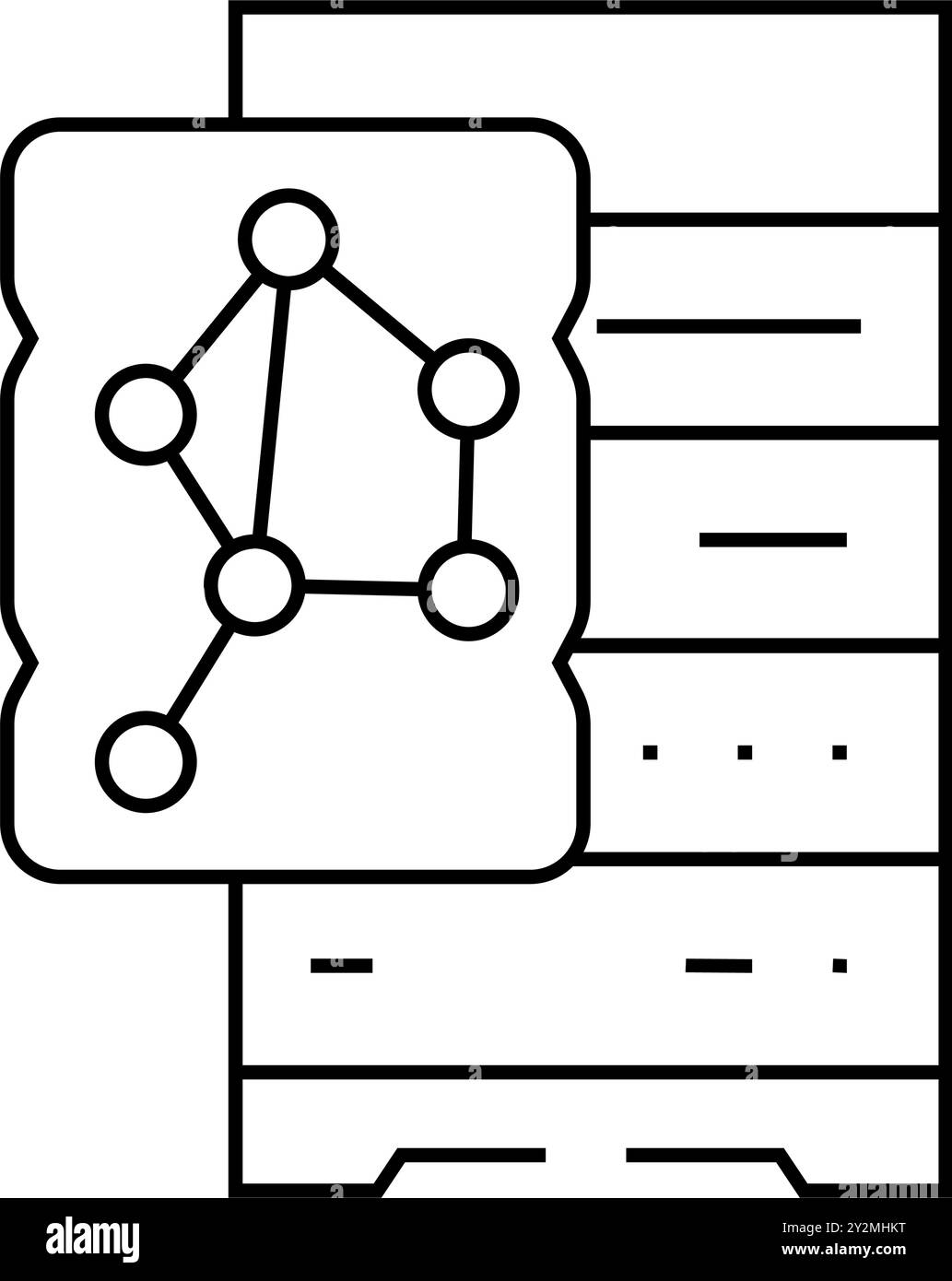 nosql database line icon vector illustration Stock Vector Image & Art ...
