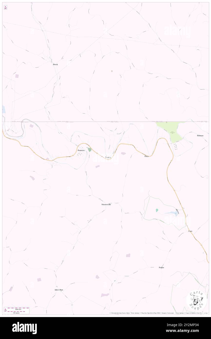 Worley, Monongalia County, US, United States, West Virginia, N 39 42' 26'', S 80 8' 54'', map, Cartascapes Map published in 2024. Explore Cartascapes, a map revealing Earth's diverse landscapes, cultures, and ecosystems. Journey through time and space, discovering the interconnectedness of our planet's past, present, and future. Stock Photo