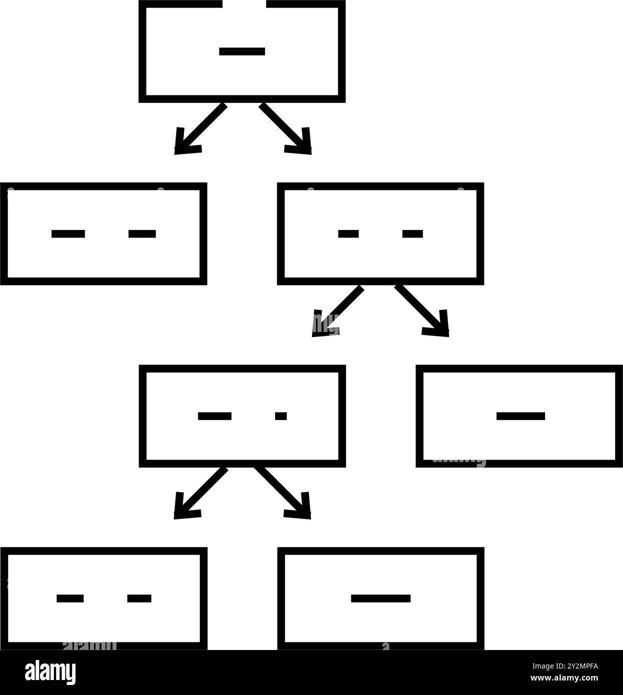 Algorithm decision tree Stock Vector Images - Alamy
