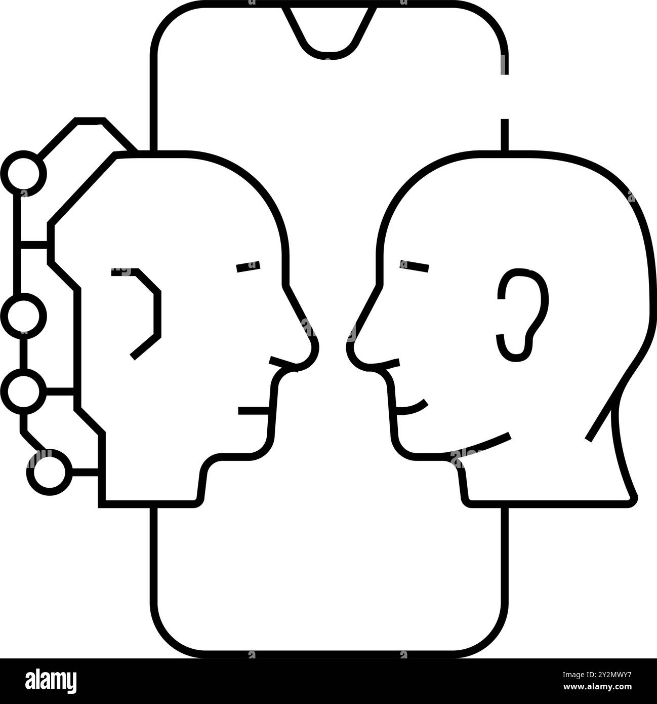 Human computer interaction hci Stock Vector Images - Alamy