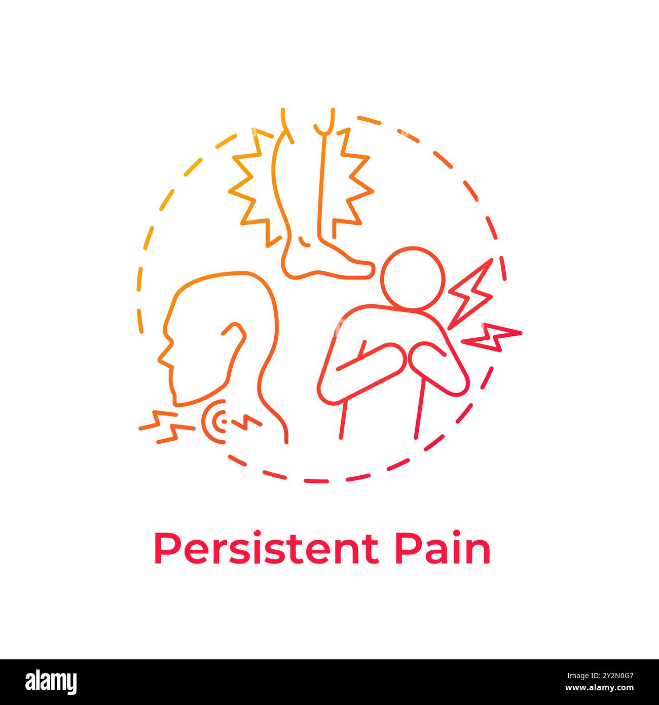 Muscle pain conceptual Stock Vector Images - Alamy