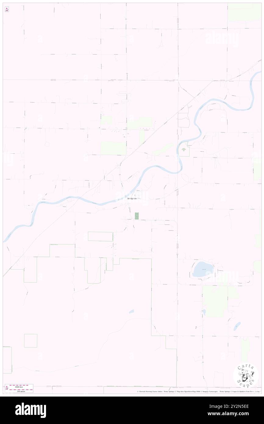 Bridgeton, Newaygo County, US, United States, Michigan, N 43 20' 48'', S 85 56' 14'', map, Cartascapes Map published in 2024. Explore Cartascapes, a map revealing Earth's diverse landscapes, cultures, and ecosystems. Journey through time and space, discovering the interconnectedness of our planet's past, present, and future. Stock Photo