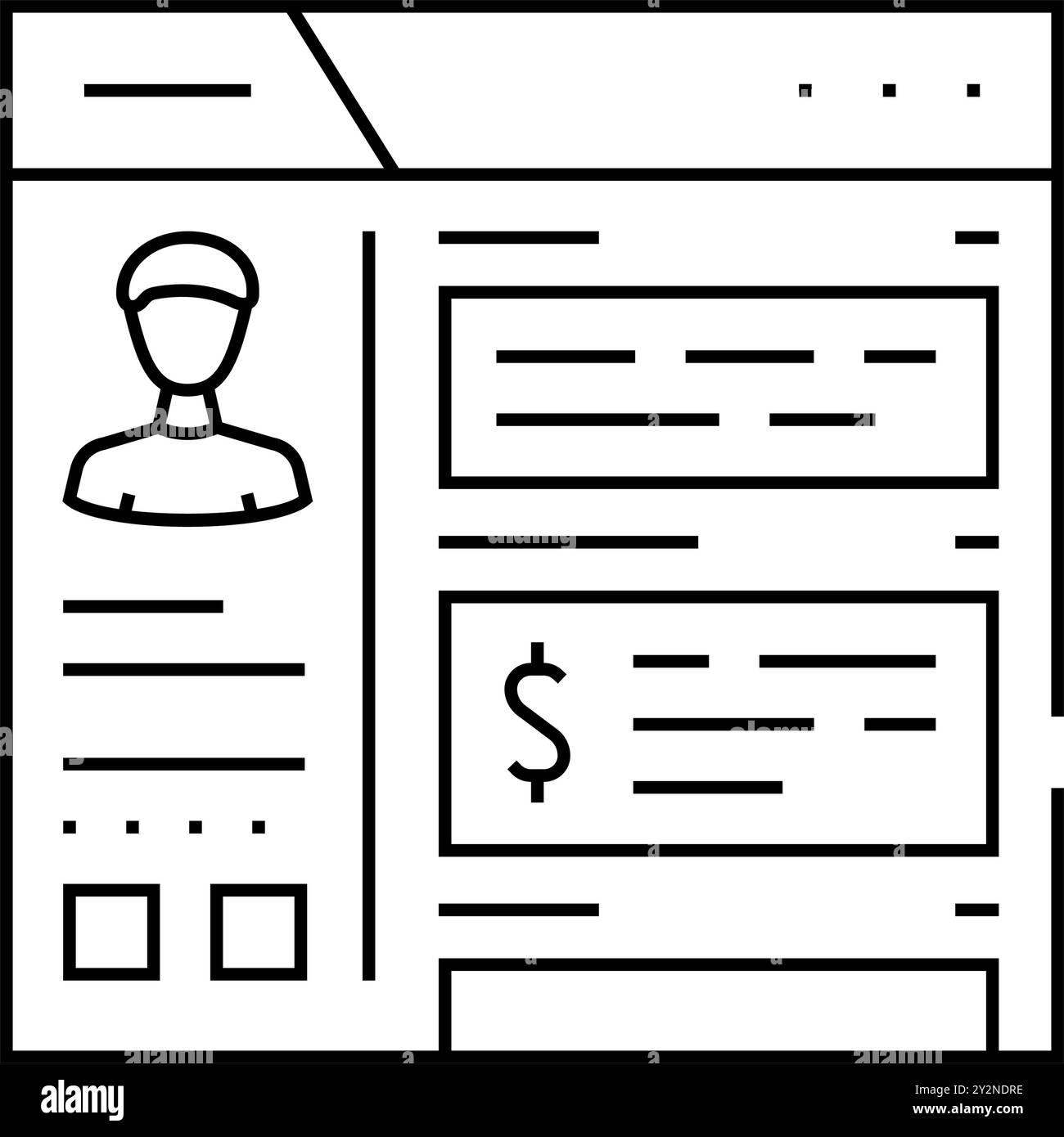 blog monetization line icon vector illustration Stock Vector Image ...