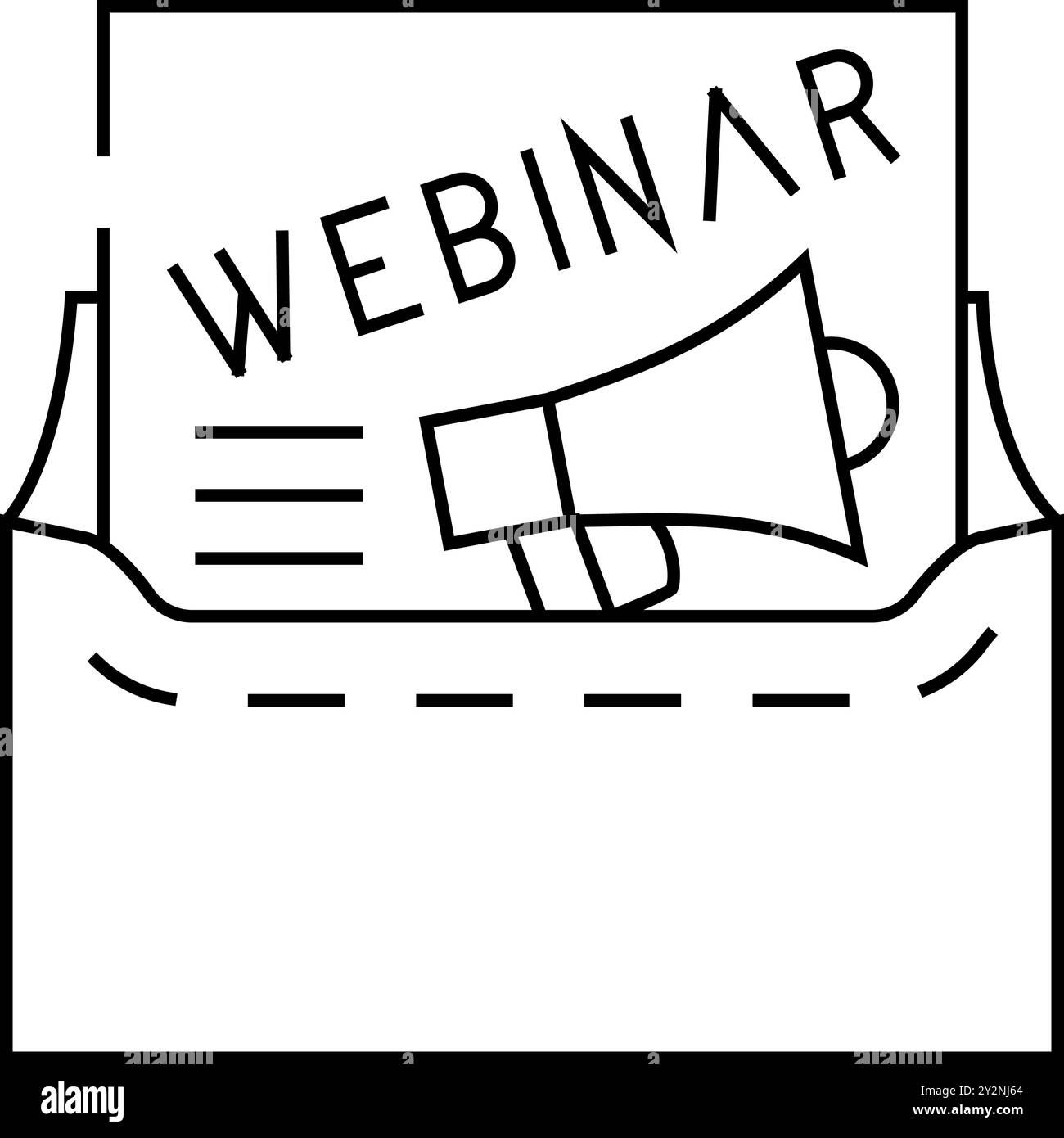 Webinar audience icon outline hi-res stock photography and images - Alamy