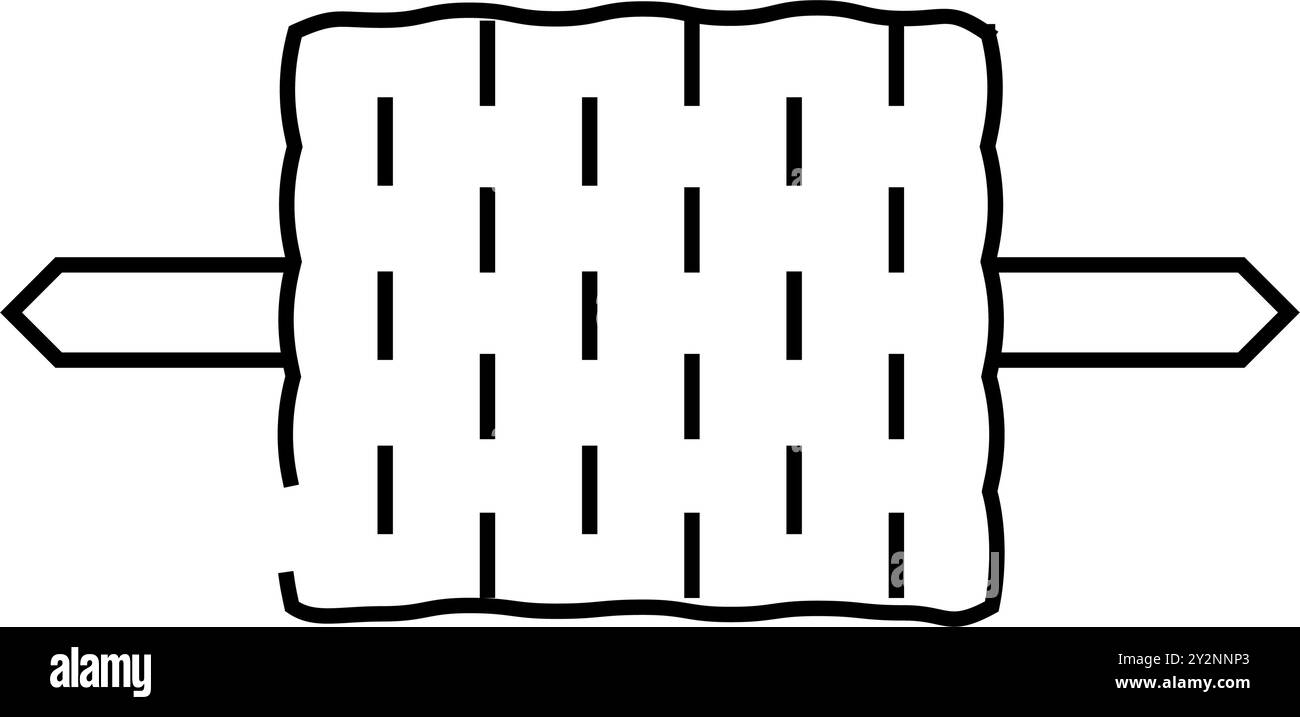 corn stick line icon vector illustration Stock Vector Image & Art - Alamy