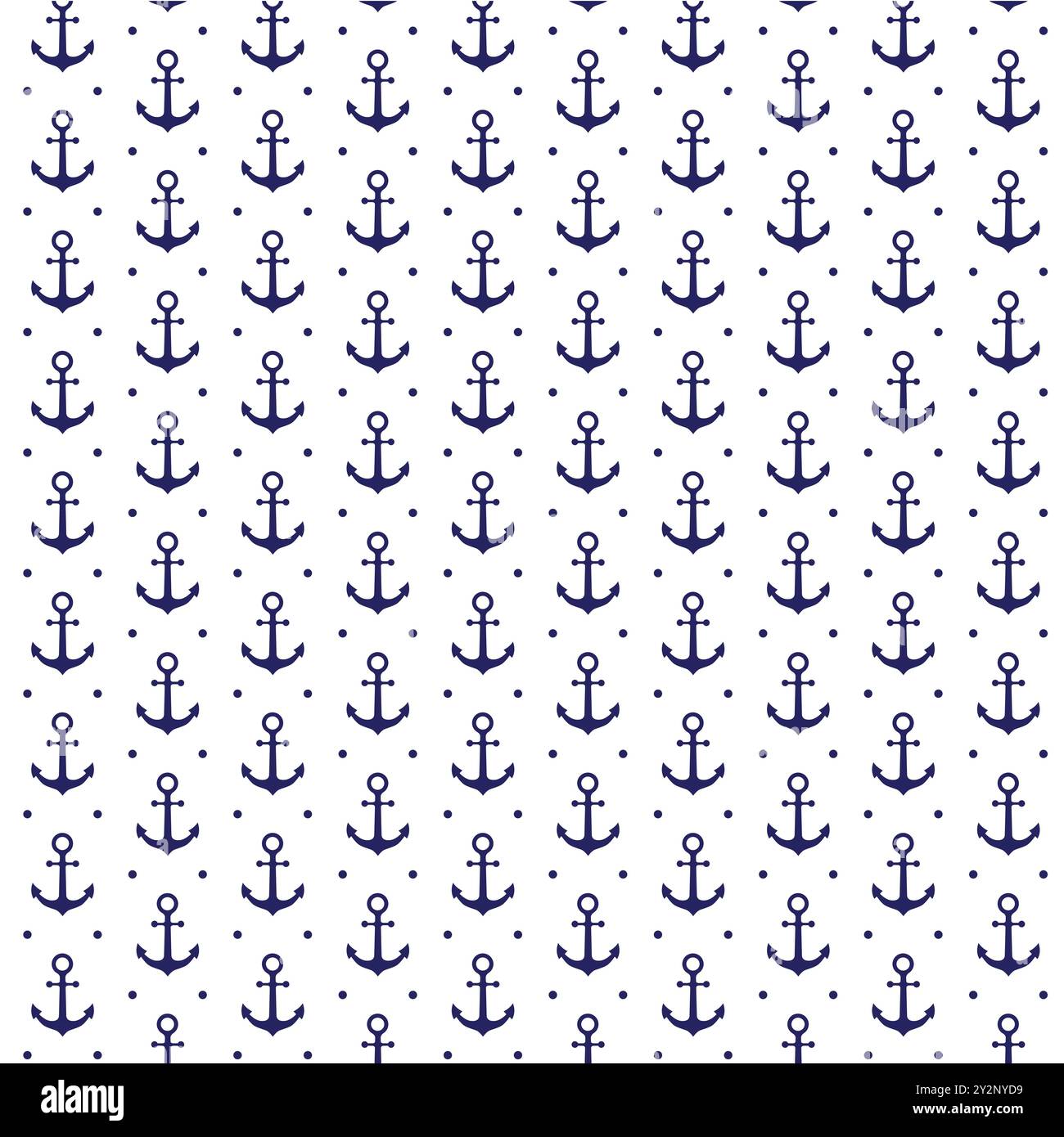 anchor seamless pattern vector Seamless vector pattern, can be used for wallpaper, pattern fills, web page background Stock Vector
