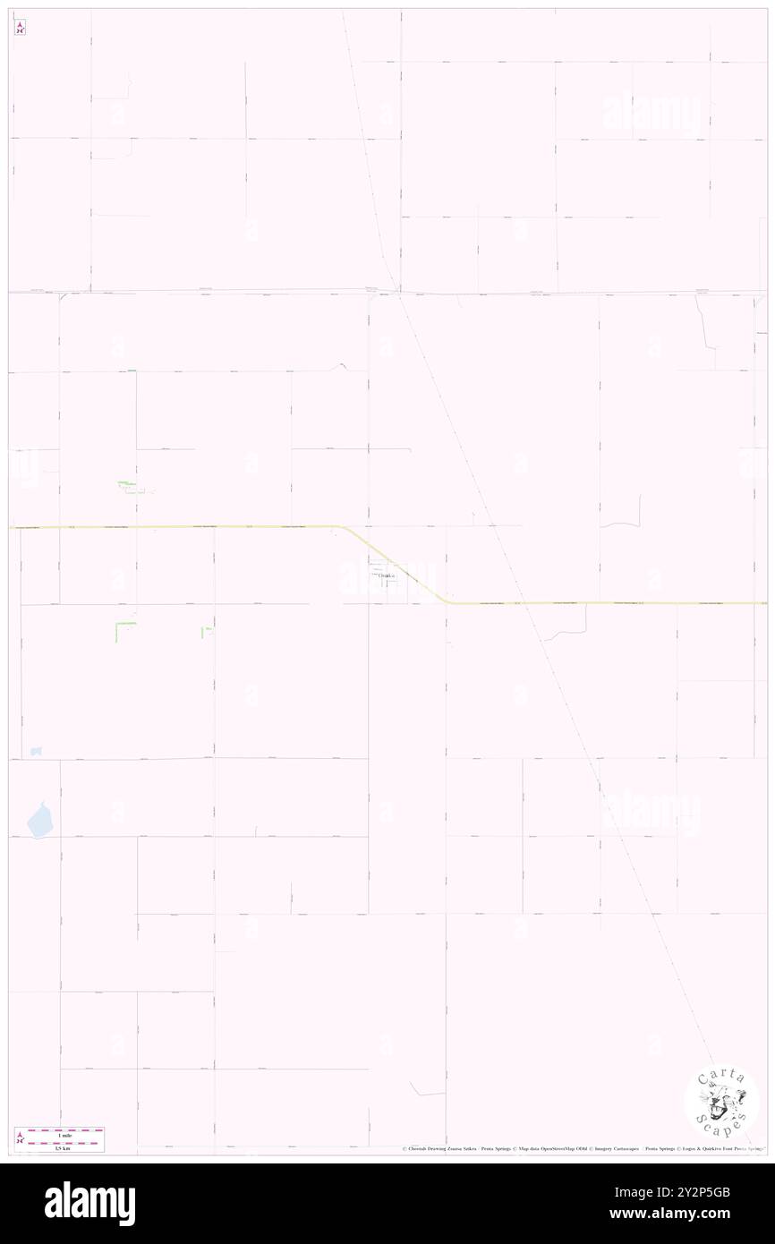 Onaka, Faulk County, US, United States, South Dakota, N 45 11' 33'', S 99 27' 58'', map, Cartascapes Map published in 2024. Explore Cartascapes, a map revealing Earth's diverse landscapes, cultures, and ecosystems. Journey through time and space, discovering the interconnectedness of our planet's past, present, and future. Stock Photo