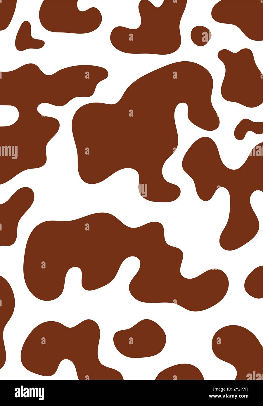 Vector design of milk cow skin pattern Stock Vector