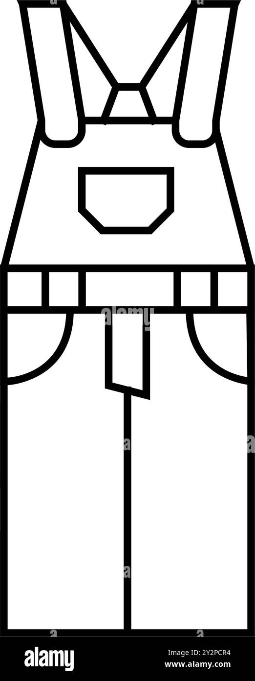 Vintage overall denim hi-res stock photography and images - Alamy