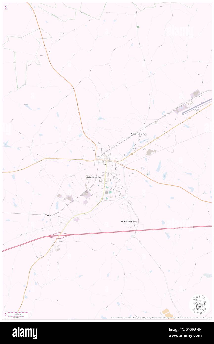 United states georgia greene county greensboro hi-res stock 
