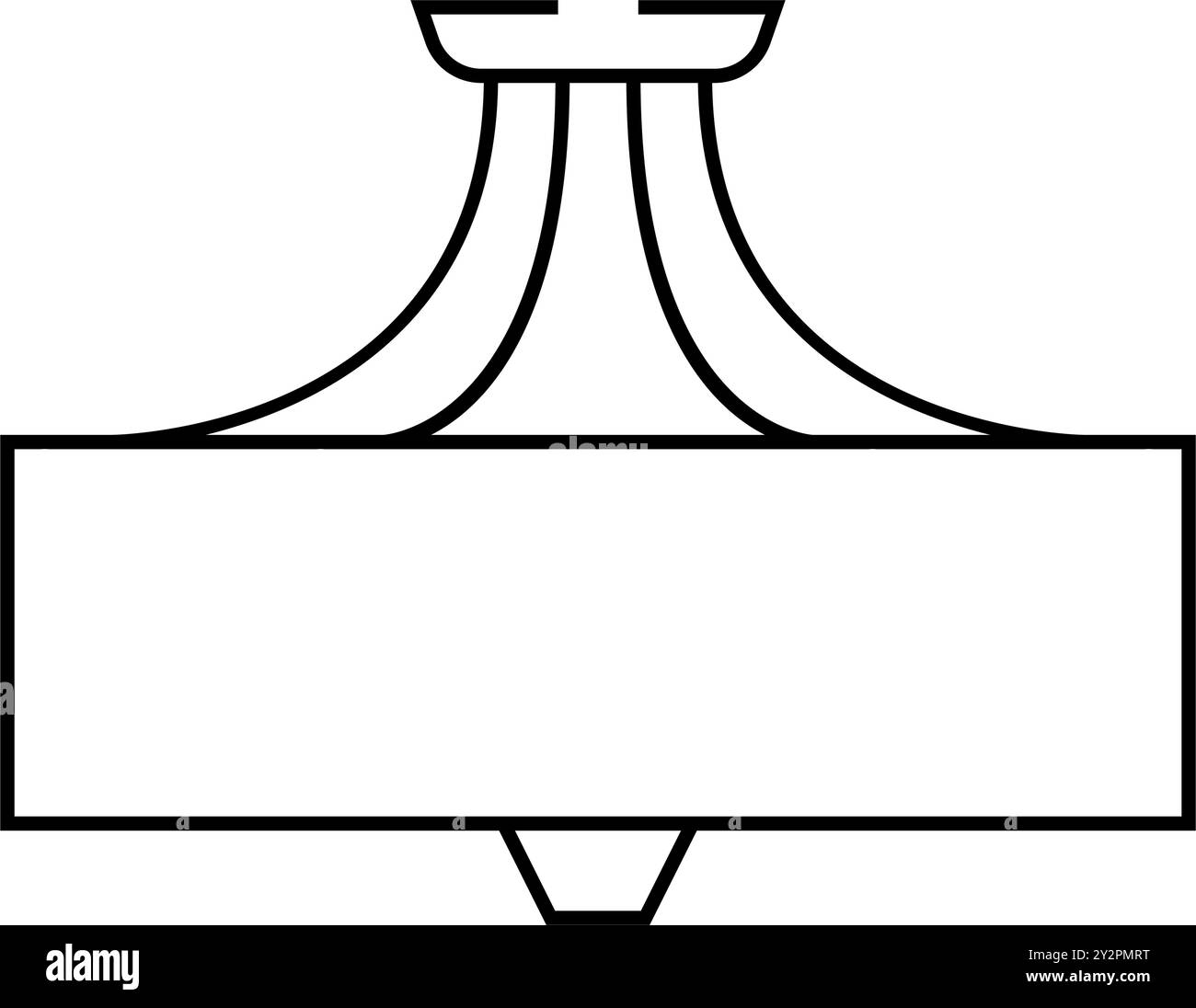 led lamp ceiling line icon vector illustration Stock Vector Image & Art ...