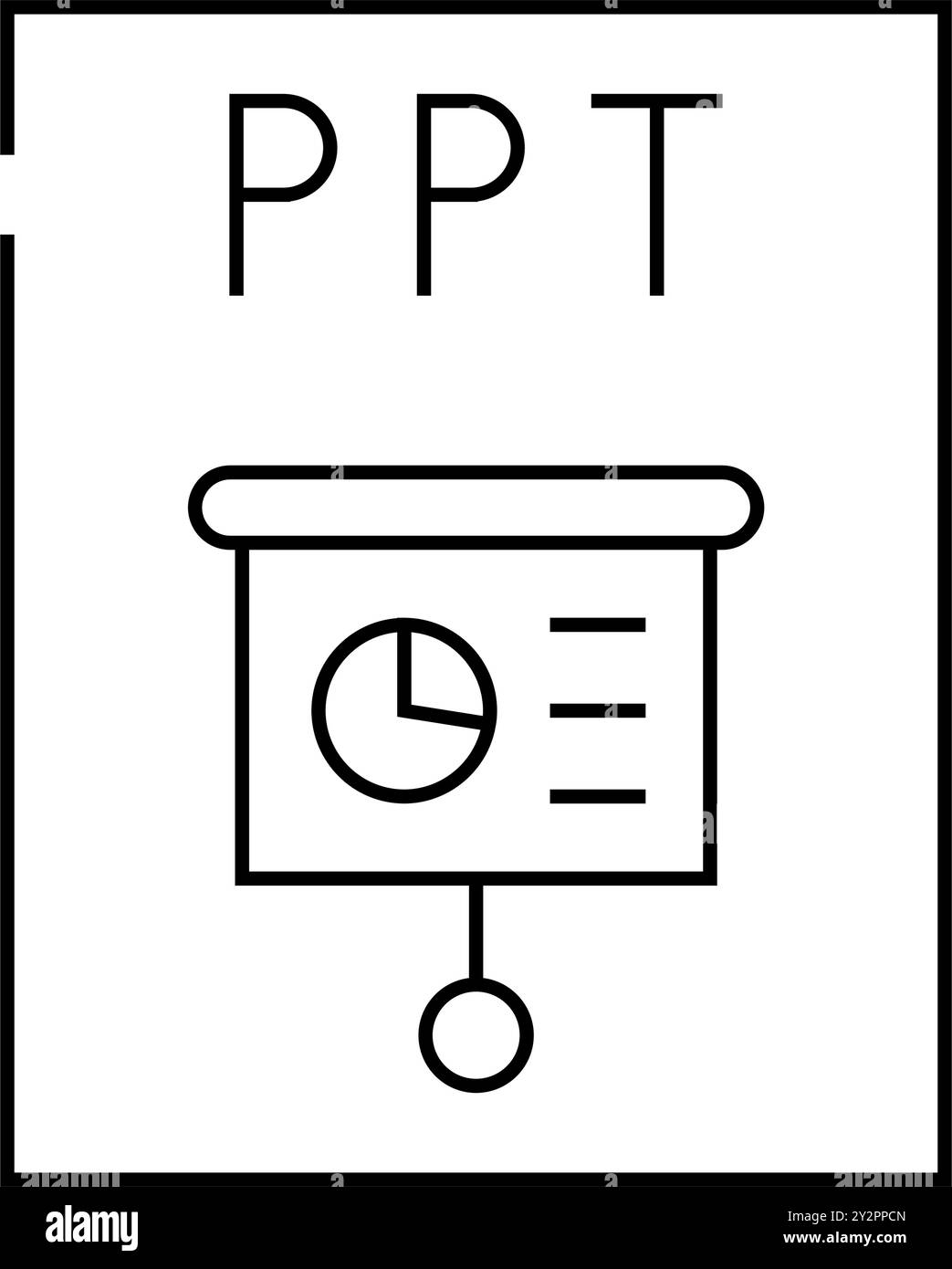 Ppt symbol Black and White Stock Photos & Images - Alamy