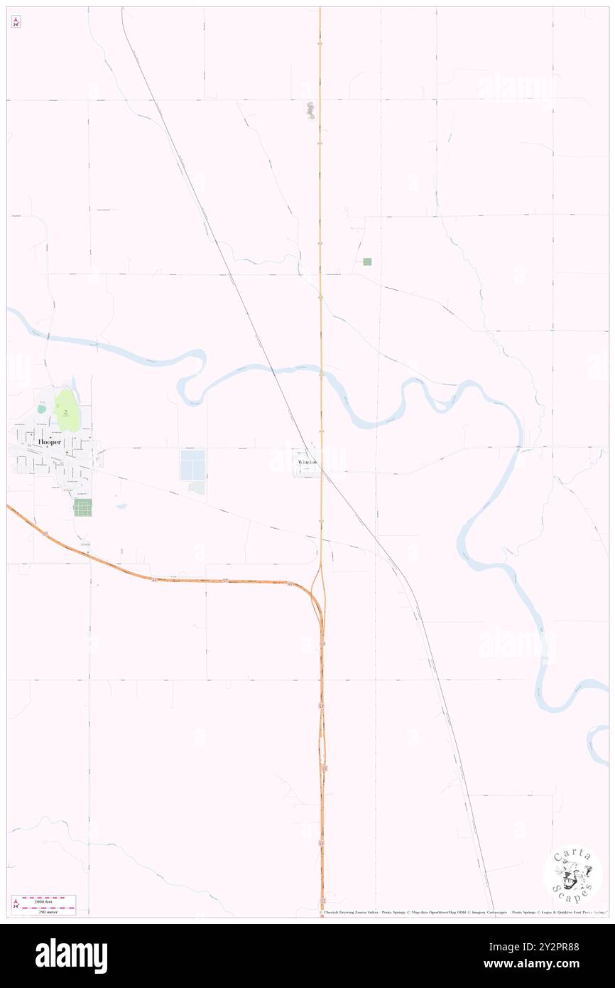 Winslow, Dodge County, US, United States, Nebraska, N 41 36' 32'', S 96 30' 16'', map, Cartascapes Map published in 2024. Explore Cartascapes, a map revealing Earth's diverse landscapes, cultures, and ecosystems. Journey through time and space, discovering the interconnectedness of our planet's past, present, and future. Stock Photo