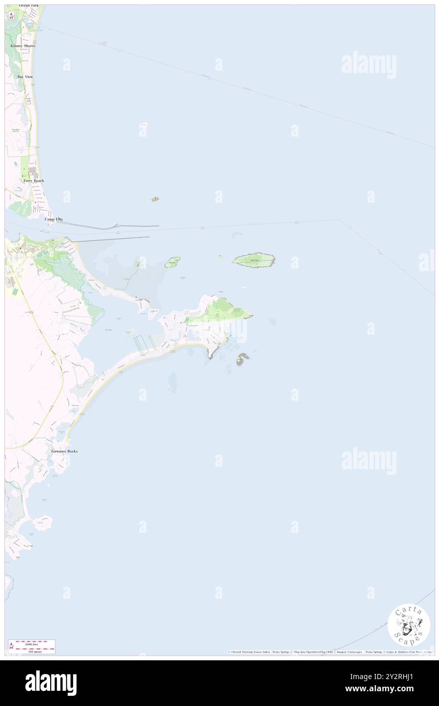 Biddeford Pool, York County, US, United States, Maine, N 43 26' 41'', S 70 20' 29'', map, Cartascapes Map published in 2024. Explore Cartascapes, a map revealing Earth's diverse landscapes, cultures, and ecosystems. Journey through time and space, discovering the interconnectedness of our planet's past, present, and future. Stock Photo