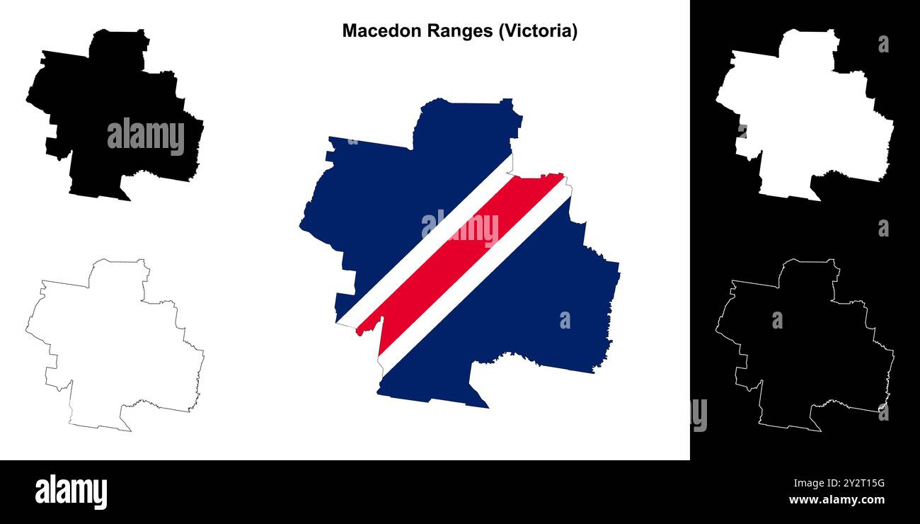 Map of macedon ranges hires stock photography and images Alamy
