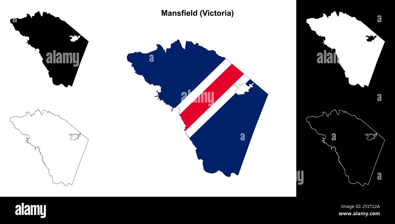 Blank mansfield map hi-res stock photography and images - Alamy