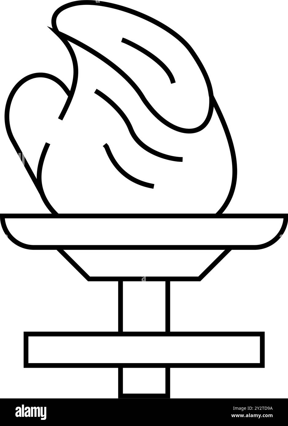 pottery handiwork line icon vector illustration Stock Vector Image ...