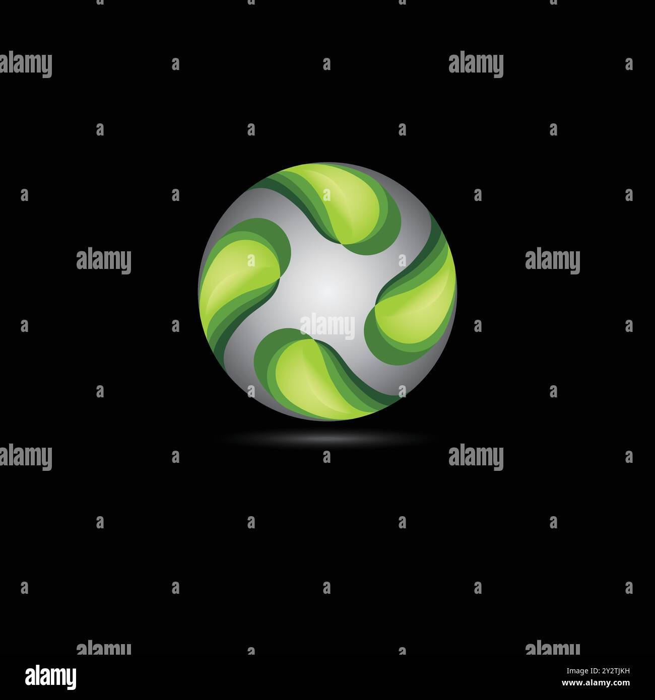 Modern Technology Business Logo Idea Stock Vector