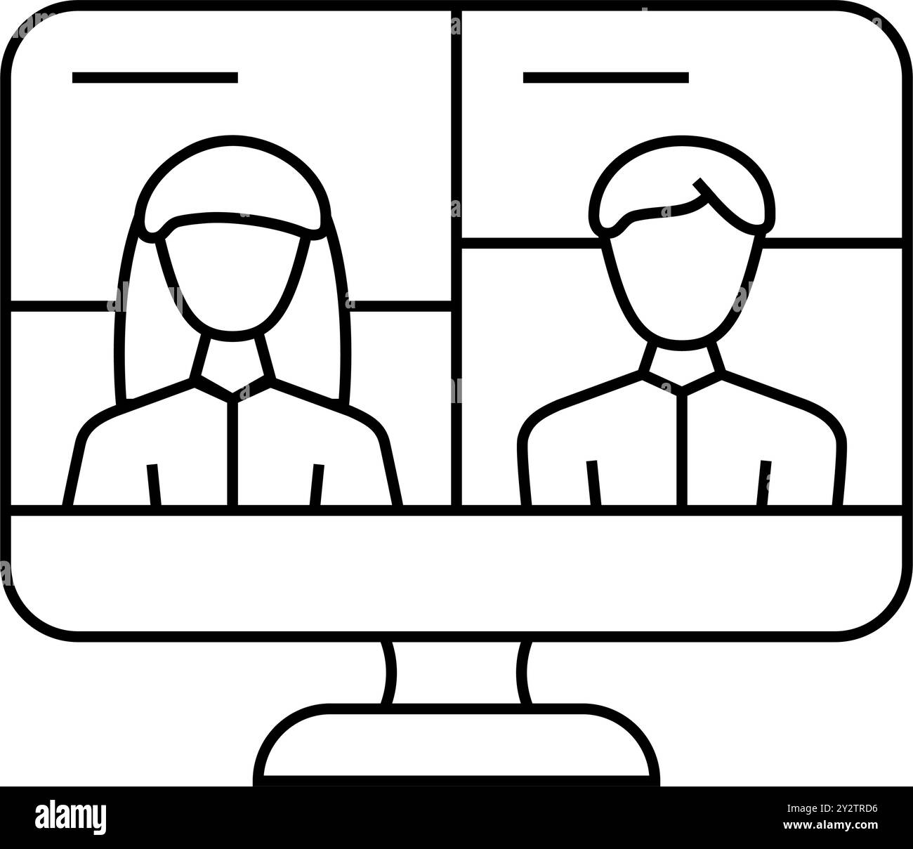 Participants home conference Cut Out Stock Images & Pictures - Alamy