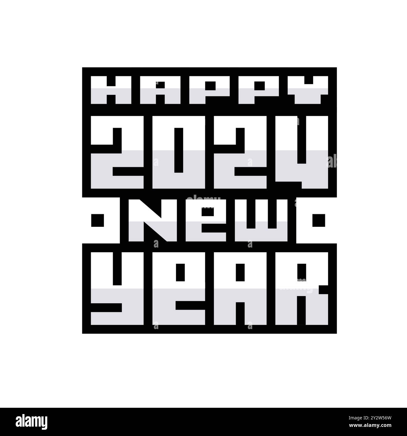 Modern and unique design 2024. new year greetings and invitations. Premium vector design for poster, banner, new year 2024 celebration and greeting. Stock Vector