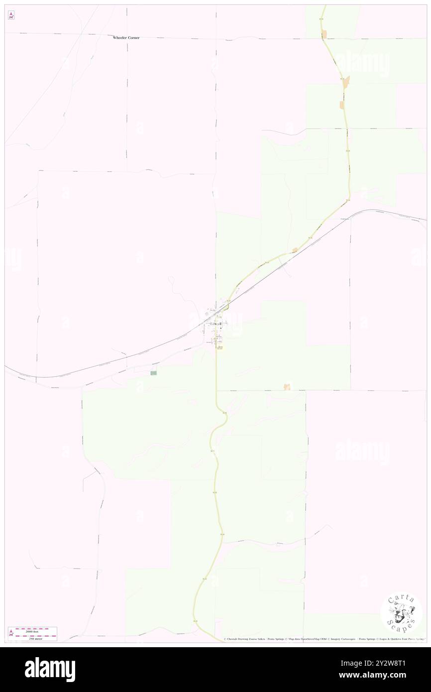 Edwall, Lincoln County, US, United States, Washington, N 47 30' 16'', S 117 57' 3'', map, Cartascapes Map published in 2024. Explore Cartascapes, a map revealing Earth's diverse landscapes, cultures, and ecosystems. Journey through time and space, discovering the interconnectedness of our planet's past, present, and future. Stock Photo