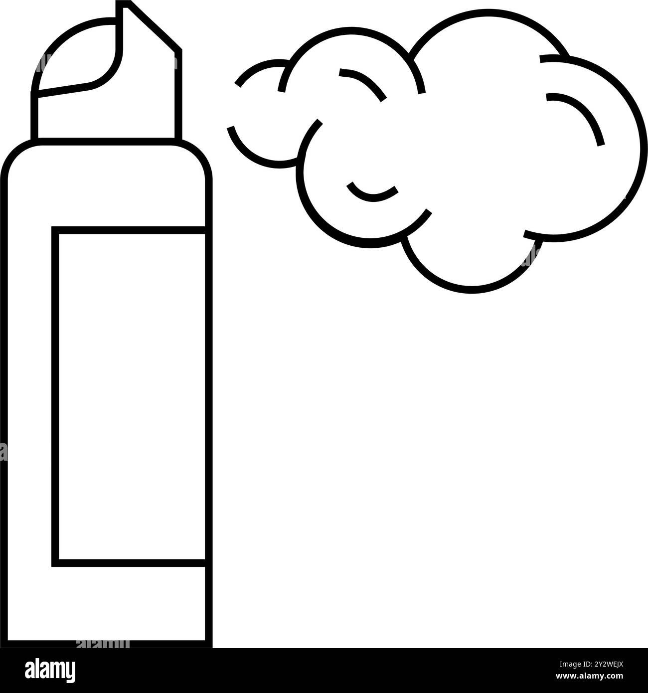 aerosol spray line icon vector illustration Stock Vector Image & Art ...